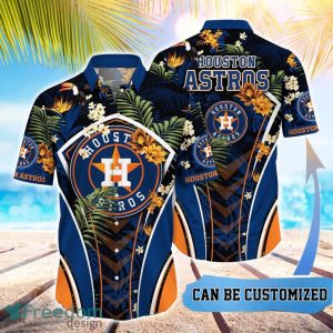 MLB Houston Astros Hawaiian Shirt Flower Summer Tropical Aloha Shirt