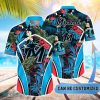 MLB Miami Marlins Hawaiian Shirt Flower Summer Tropical Aloha Shirt