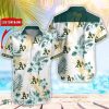 MLB Oakland Athletics Hawaiian Shirt Flower Baseball Aloha Shirt