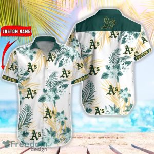 MLB Oakland Athletics Hawaiian Shirt Flower Baseball Aloha Shirt