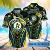 MLB Oakland Athletics Hawaiian Shirt Flower Summer Tropical Aloha Shirt