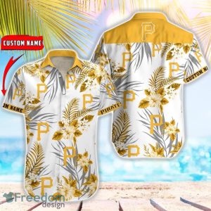 MLB Pittsburgh Pirates Hawaiian Shirt Flower Baseball Aloha Shirt