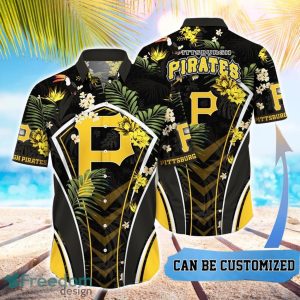 MLB Pittsburgh Pirates Hawaiian Shirt Flower Summer Tropical Aloha Shirt