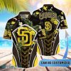 MLB San Diego Padres Hawaiian Shirt Flower Summer Tropical Aloha Shirt