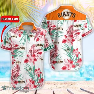 MLB San Francisco Giants Hawaiian Shirt Flower Baseball Shirt For Fans