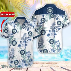 MLB Seattle Mariners Hawaiian Shirt Flower Baseball Aloha Shirt