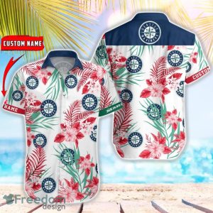 MLB Seattle Mariners Hawaiian Shirt Flower Baseball Shirt For Fans