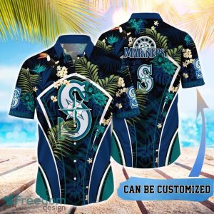 MLB Seattle Mariners Hawaiian Shirt Flower Summer Tropical Aloha Shirt