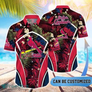 MLB St. Louis Cardinals Hawaiian Shirt Flower Summer Tropical Aloha Shirt