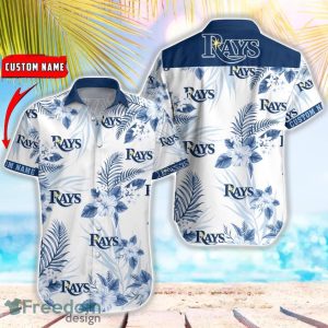 MLB Tampa Bay Rays Hawaiian Shirt Flower Baseball Aloha Shirt