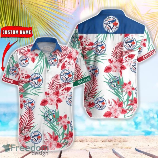 MLB Toronto Blue Jays Hawaiian Shirt Flower Baseball Shirt For Fans