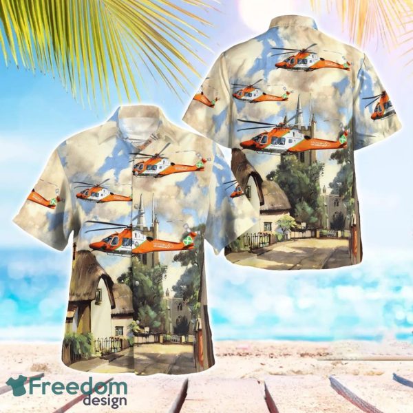 Magpas Air Ambulance Helicopter AgustaWestland AW-169 3D Summer Aloha Hawaiian Shirt