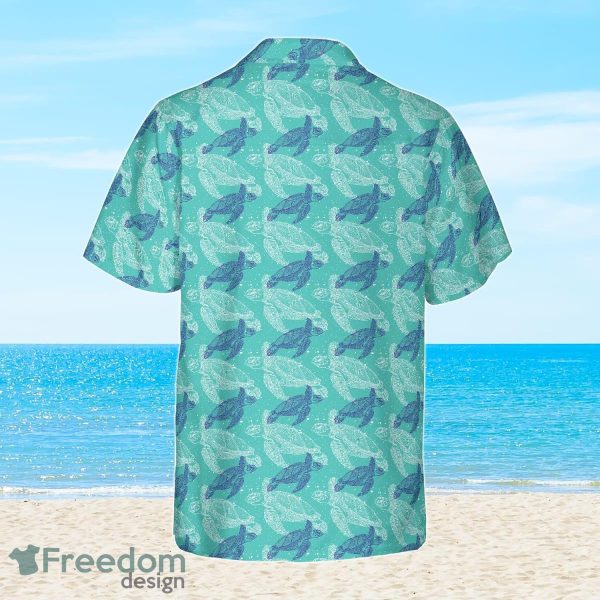 Marine Life Sea Turtle Hawaiian Shirt Best Gift For Men And Women