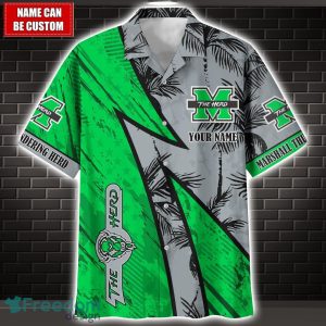 Marshall Thundering Herd 3D Hawaii Shirt Custom Name Limited Edition