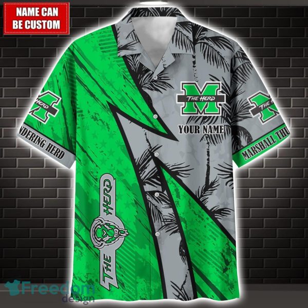 Marshall Thundering Herd 3D Hawaii Shirt Custom Name Limited Edition