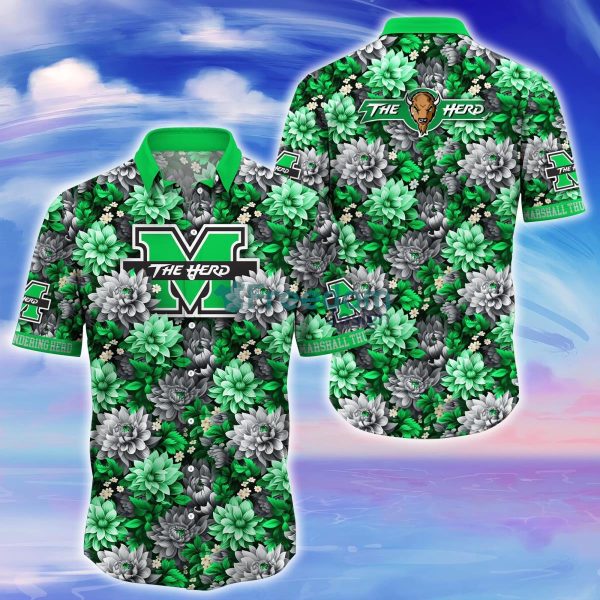 Marshall Thundering Herd Trending Hawaiian Shirt Great Gift For Fans