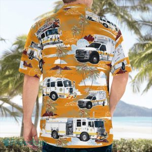 Anne Arundel County Fire Department Aloha Hawaiian Shirt