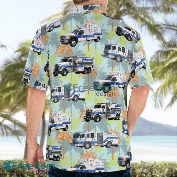 Cabin John Park Volunteer Fire Department Hawaiian Shirt Summer Beach Shirt