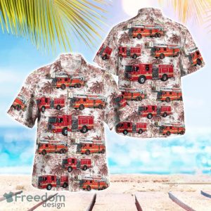 Maryland Montgomery County Fire and Rescue Service Tropical 3D Hawaiian Shirt Gift For Summer