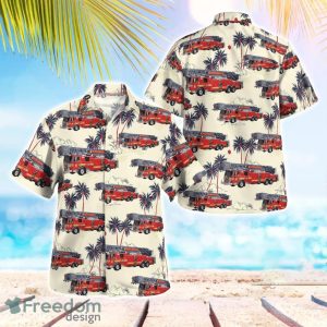 Maryland Sandy Spring Volunteer Fire Department Tropical 3D Hawaiian Shirt Gift For Summer