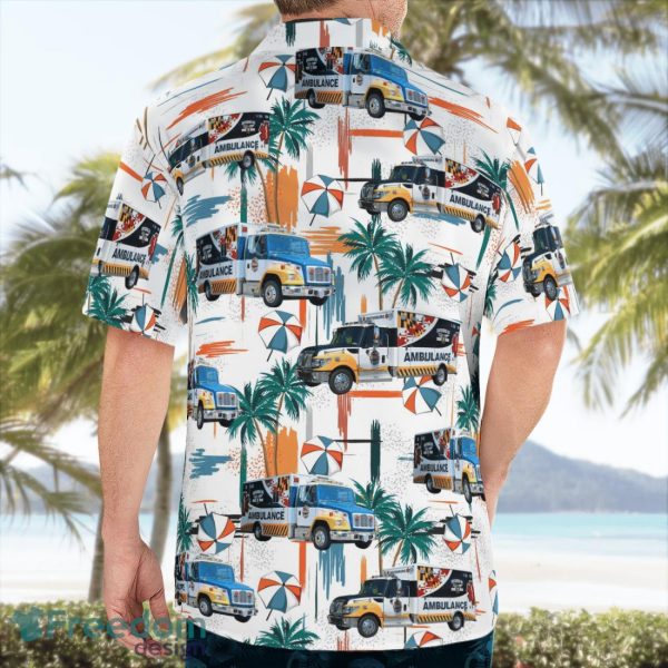 Smithsburg EMS Tropical 3D Hawaiian Shirt Gift For Summer