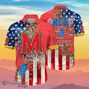 Maryland Terrapins NCAA3 Hawaiian Shirt 4th Of July Independence Day Ideal Gift For Men And Women Fans