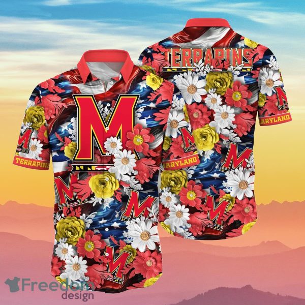 Maryland Terrapins NCAA3 Hawaiian Shirt 4th Of July Independence Day Special Gift For Men And Women Fans