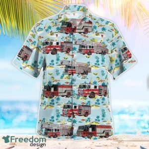 Lowell Fire Department Tropical 3D Hawaiian Shirt Gift For Summer