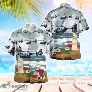 Massachusetts State Police Eurocopter EC 135T2+ Hawaiian Shirt Summer Beach Gift