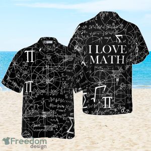 Math Lover Seamless Pattern Hawaiian Shirt Best Gift For Men And Women