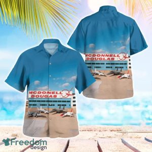 McDonnell Douglas Hawaiian Shirt Summer Beach Shirt