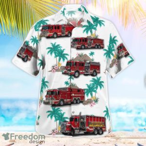 Maryland Mechanicsville Volunteer Fire Department Hawaiian Shirt Beach Shirt Summer Holiday Gift