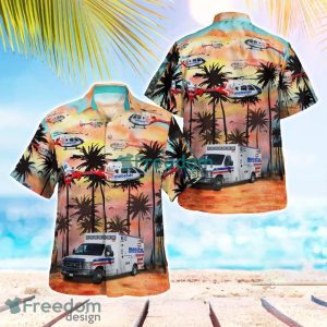 Medstar EMS & Mobile Healthcare Hawaiian Shirt Beach Summer Gift