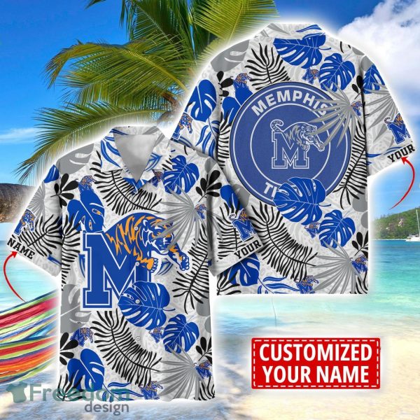 Memphis Tigers Aloha Hawaiian Shirt Custom Name Summer Gift Holiday Team Shirt