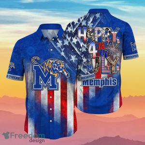 Memphis Tigers NCAA1 Hawaiian Shirt 4th Of July Independence Day Best Gift For Men And Women Fans