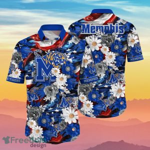 Memphis Tigers NCAA1 Hawaiian Shirt 4th Of July Independence Day Special Gift For Men And Women Fans