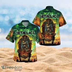 Metallica Jack Skellington Metallica Tour Halloween Gifts Full Over Print Hawaiian Shirt