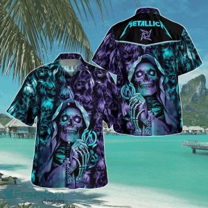 Metallica Skull Hawaii Shirt Aloha Shirt For Men Women