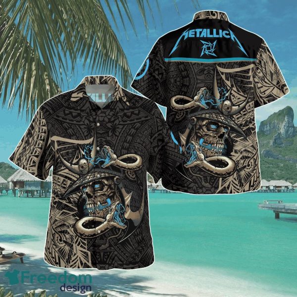 Metallica Skull Hawaii Shirt Aloha Shirt For Men Women AXg