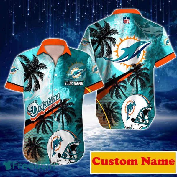 Miami Dolphins NFL Custom Name Hawaiian Shirt For Men And Women Unique Gift For Real Fans