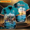 Miami Dolphins NFL Custom Name Hawaiian Shirt For Men Women Best Gift For Fans