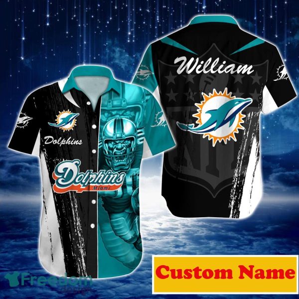 Miami Dolphins NFL Custom Name Hawaiian Shirt For Men Women Best Gift For Real Fans