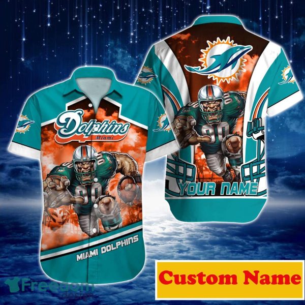 Miami Dolphins NFL Custom Name Hawaiian Shirt For Men Women Great Gift For Real Fans