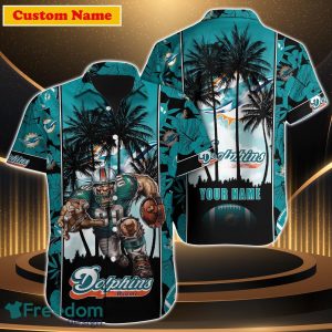 Miami Dolphins NFL Custom Name Hawaiian Shirt For Men Women Impressive Gift For Real Fan