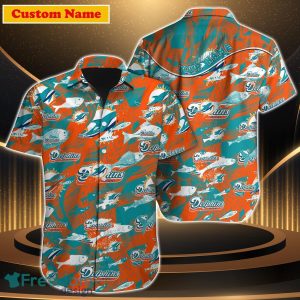 Miami Dolphins NFL Custom Name Hawaiian Shirt For Men Women Unique Gift For Real Fan