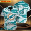 Miami Dolphins NFL Custom Name Hawaiian Shirt Special Gift For Men Women Fans