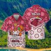 Miami Heat Eat Sleep Heat Repeat Flower Pattern Print Hawaiian Shirt