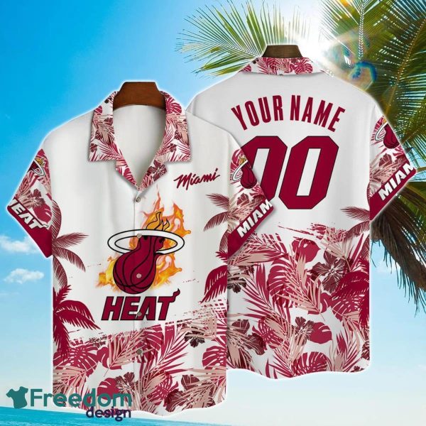 Miami Heat NBA Champions Custom Name And Number 3D Hawaiian Shirt