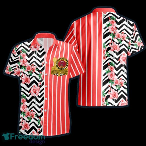 Miami Heat NBA Champions Pattern Print Hawaiian Shirt