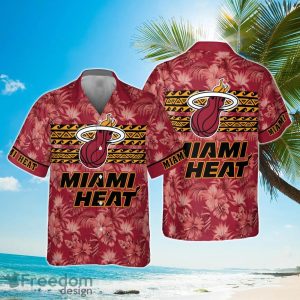 Miami Heat National Basketball Association 2023 Hibiscus Pattern Hawaiian Shirt